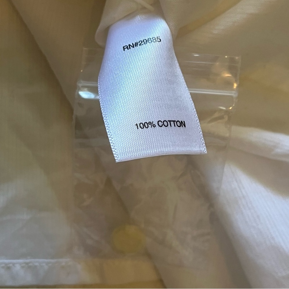 Pendleton White Sheer Button Down Shirt Size Small - image 5